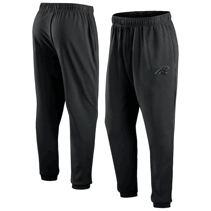 Men's Carolina Panthers Black From Tracking Sweatpants Men's Carolina Panthers Black From Tracking Sweatpants